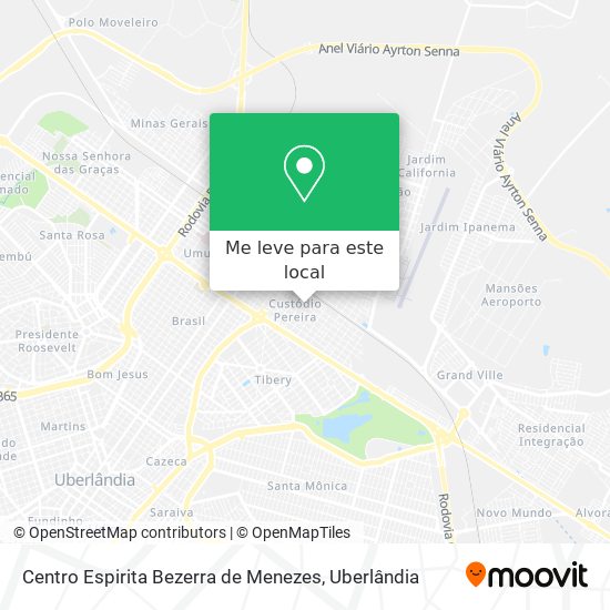 Centro Espirita Bezerra de Menezes mapa