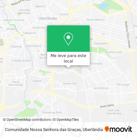 Comunidade Nossa Senhora das Graças mapa