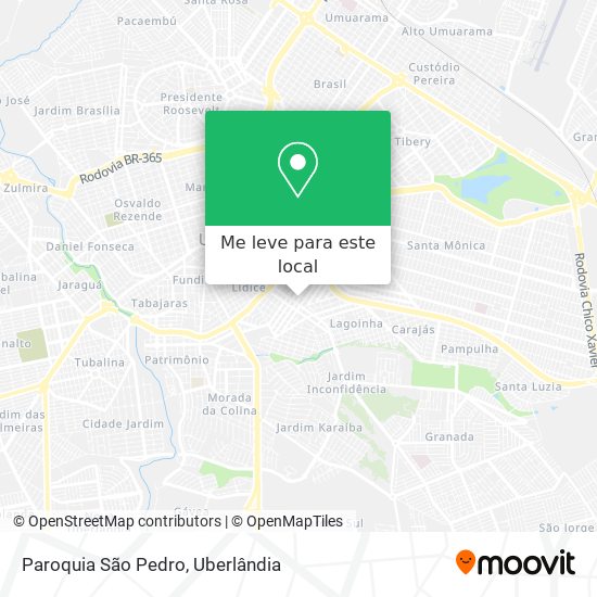 Paroquia São Pedro mapa
