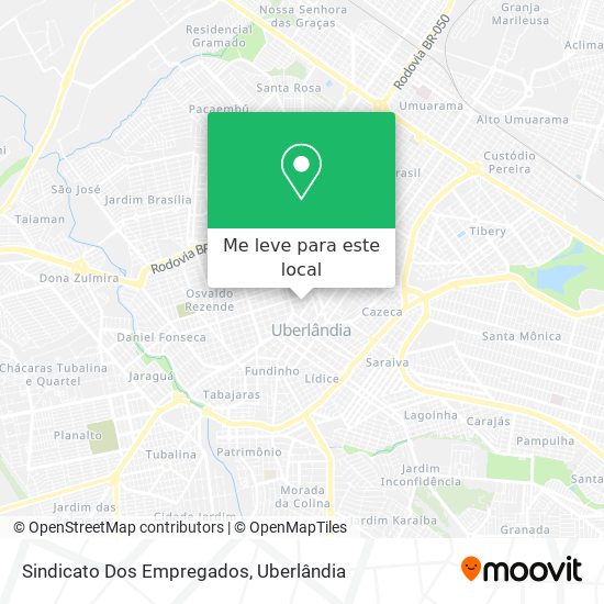 Sindicato Dos Empregados mapa