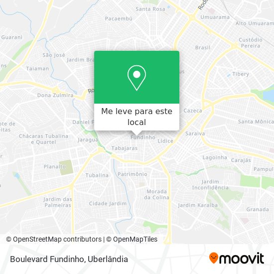 Boulevard Fundinho mapa