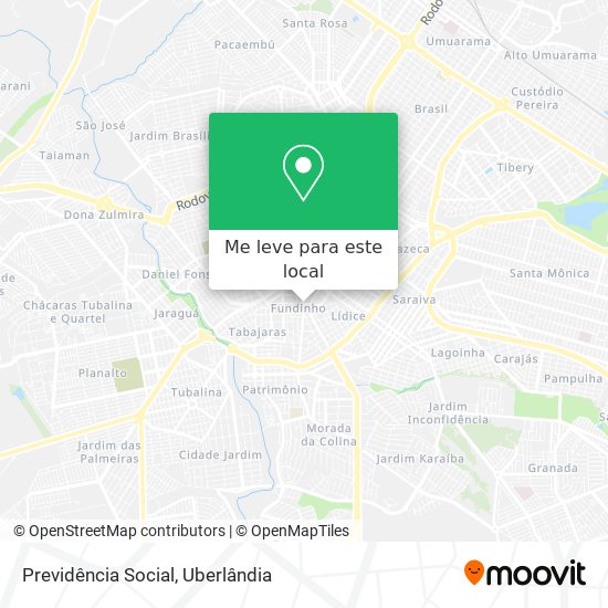 Previdência Social mapa