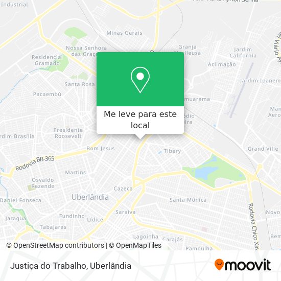 Justiça do Trabalho mapa