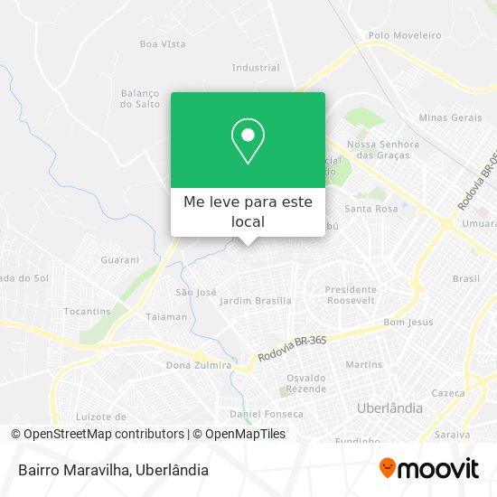 Bairro Maravilha mapa