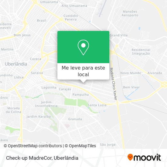 Check-up MadreCor mapa