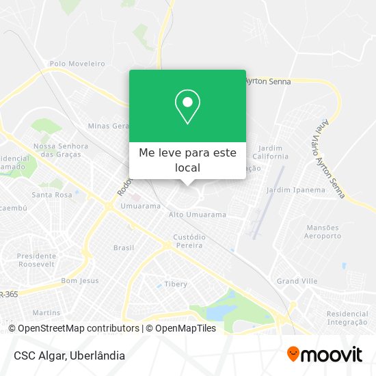 CSC Algar mapa