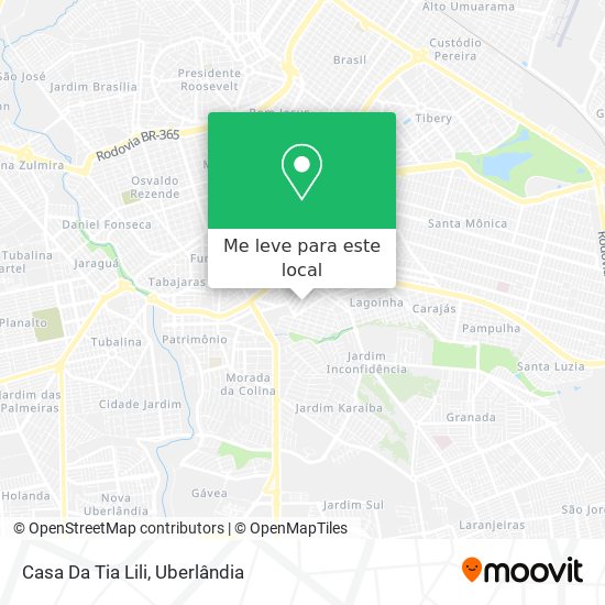 Casa Da Tia Lili mapa