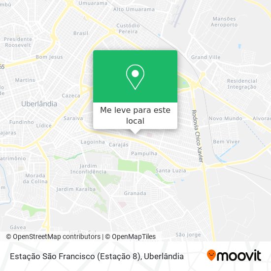 Estação São Francisco (Estação 8) mapa