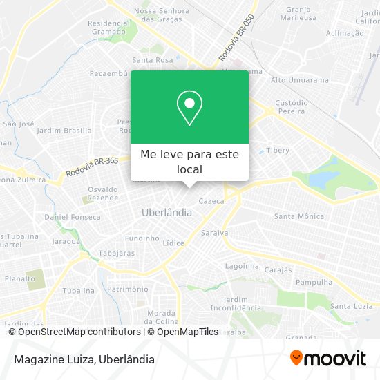 Magazine Luiza mapa