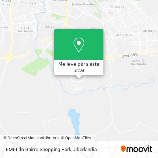 EMEI do Bairro Shopping Park mapa