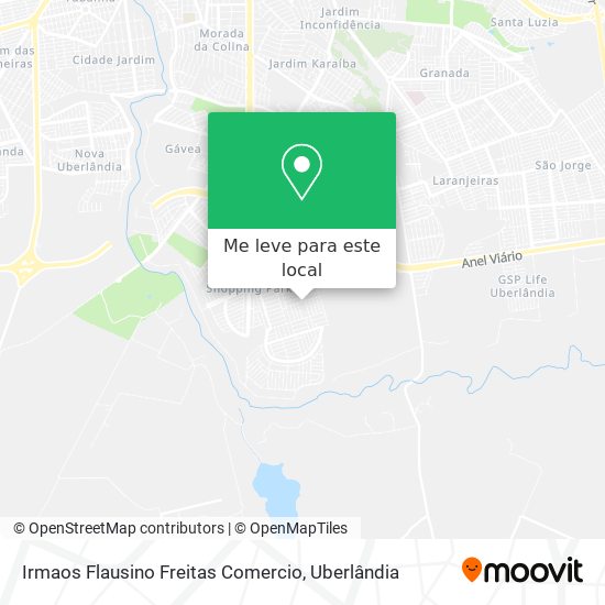 Irmaos Flausino Freitas Comercio mapa