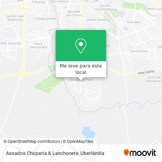 Assados Choperia & Lanchonete mapa