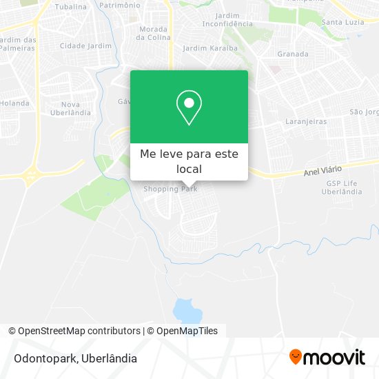 Odontopark mapa