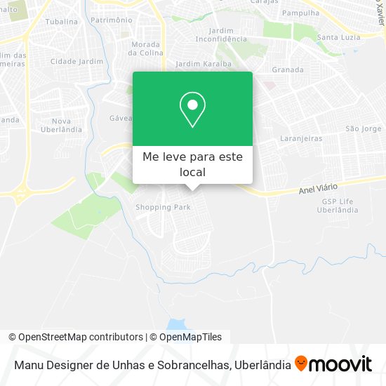 Manu Designer de Unhas e Sobrancelhas mapa