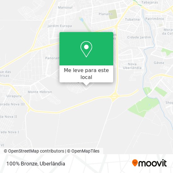 100% Bronze mapa