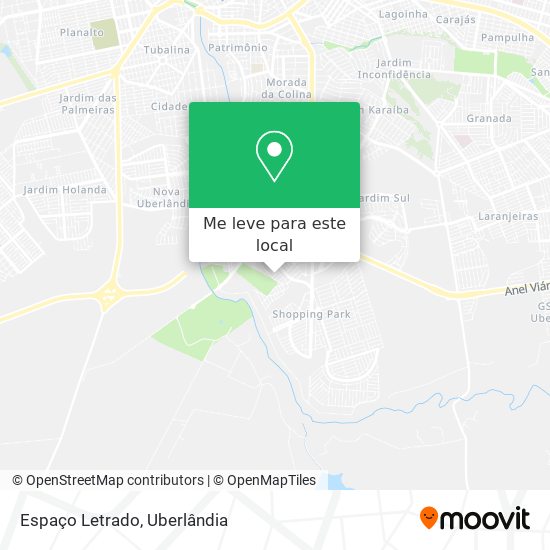 Espaço Letrado mapa