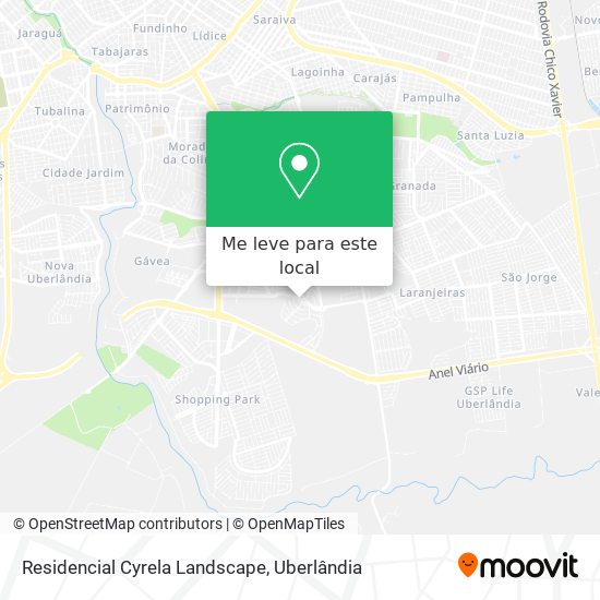 Residencial Cyrela Landscape mapa