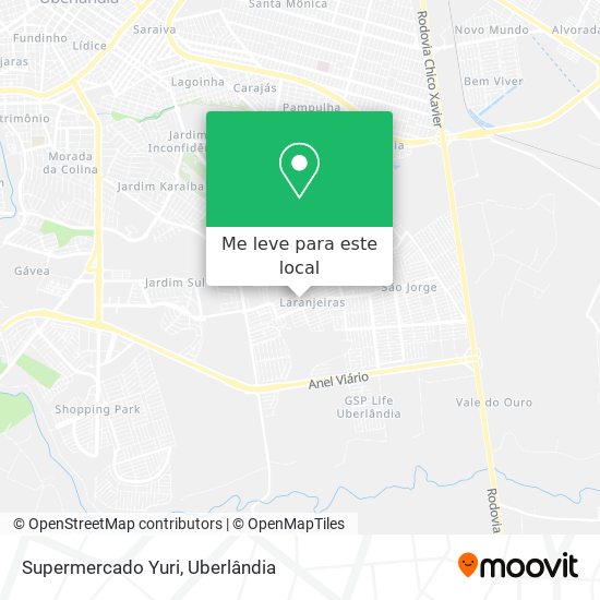 Supermercado Yuri mapa