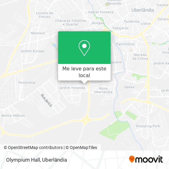 Olympium Hall mapa