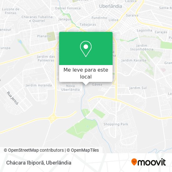 Chácara Ibiporã mapa