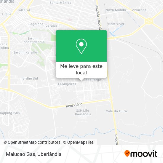 Malucao Gas mapa