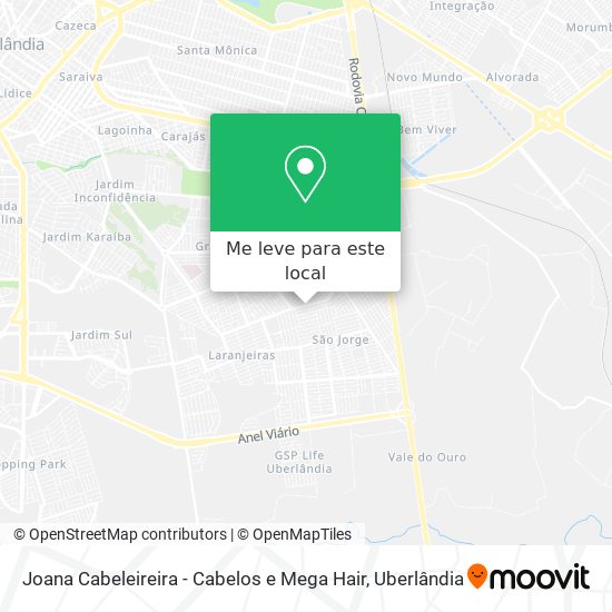 Joana Cabeleireira - Cabelos e Mega Hair mapa