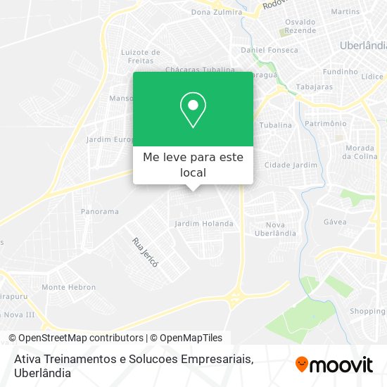 Ativa Treinamentos e Solucoes Empresariais mapa