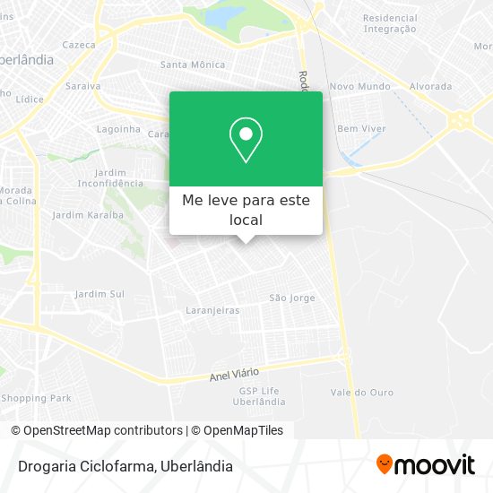 Drogaria Ciclofarma mapa