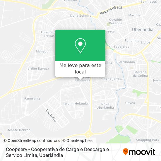Coopserv - Cooperativa de Carga e Descarga e Servico Limita mapa