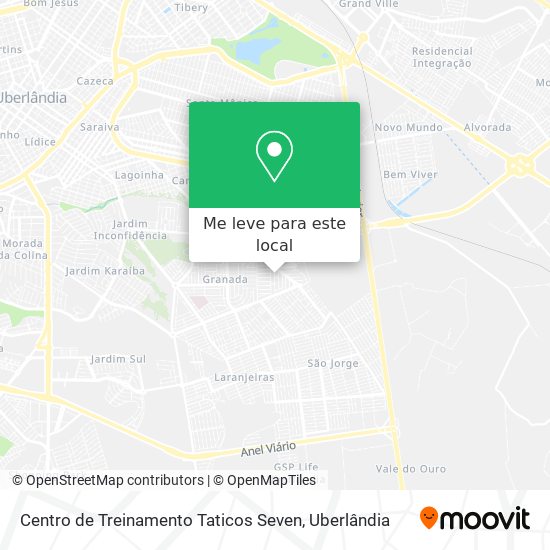 Centro de Treinamento Taticos Seven mapa