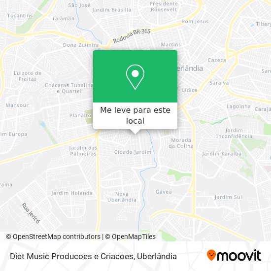 Diet Music Producoes e Criacoes mapa