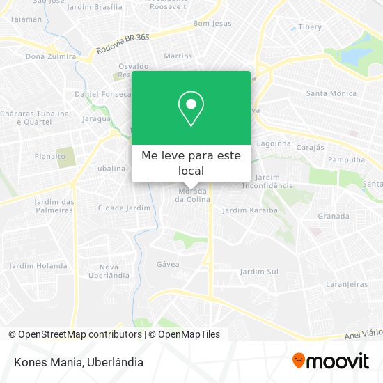 Kones Mania mapa