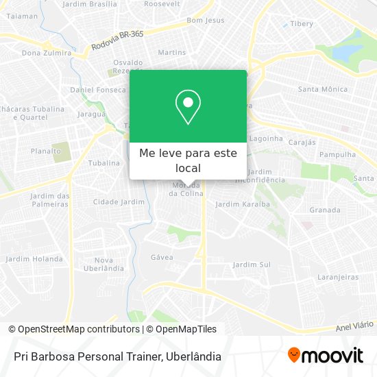 Pri Barbosa Personal Trainer mapa