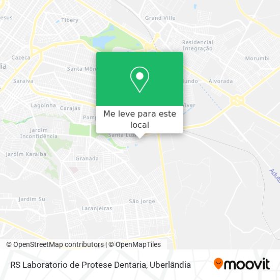 RS Laboratorio de Protese Dentaria mapa