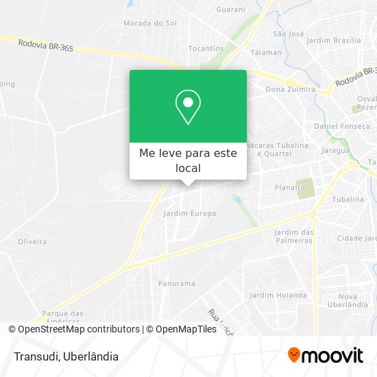 Transudi mapa