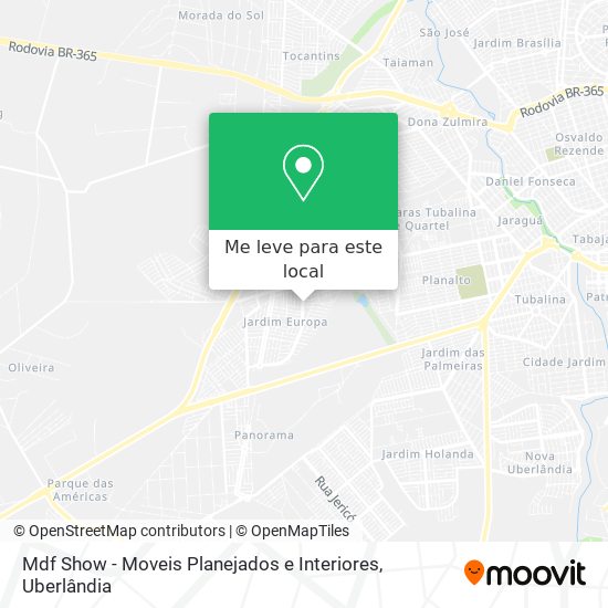 Mdf Show - Moveis Planejados e Interiores mapa