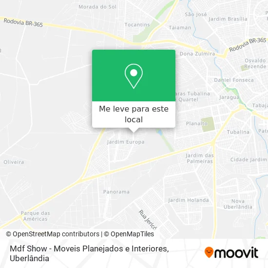 Mdf Show - Moveis Planejados e Interiores mapa