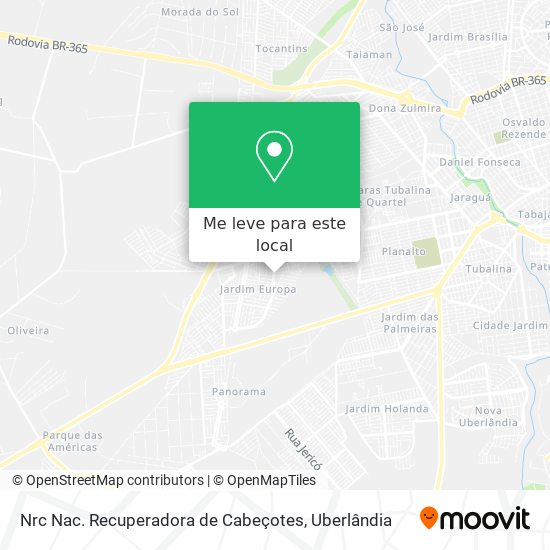 Nrc Nac. Recuperadora de Cabeçotes mapa
