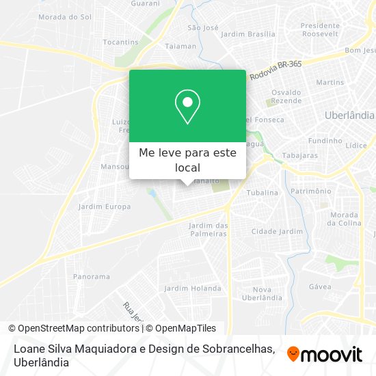 Loane Silva Maquiadora e Design de Sobrancelhas mapa