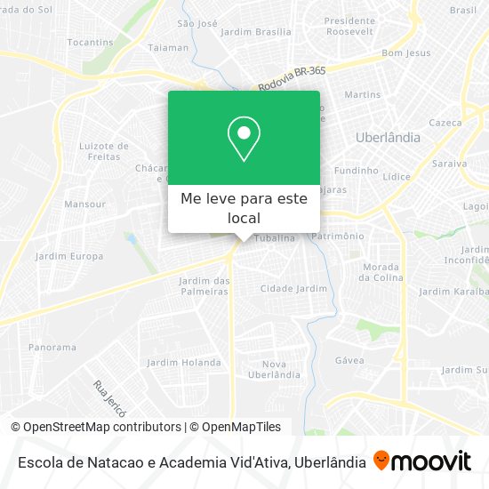 Escola de Natacao e Academia Vid'Ativa mapa