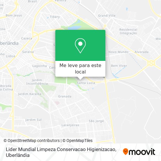 Lider Mundial Limpeza Conservacao Higienizacao mapa