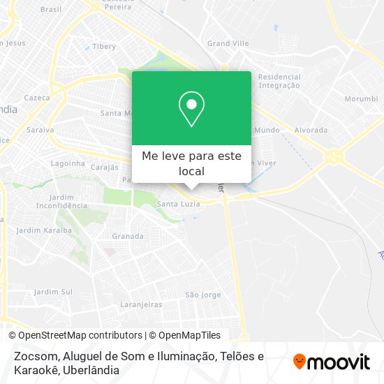 Zocsom, Aluguel de Som e Iluminação, Telões e Karaokê mapa