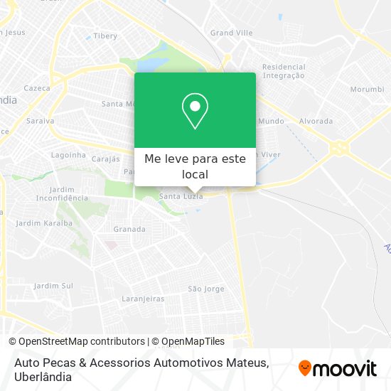 Auto Pecas & Acessorios Automotivos Mateus mapa