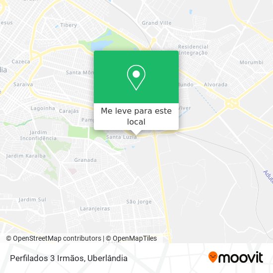 Perfilados 3 Irmãos mapa