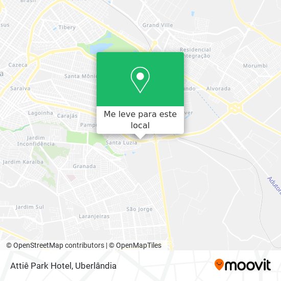 Attiê Park Hotel mapa