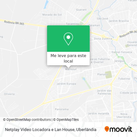 Netplay Video Locadora e Lan House mapa