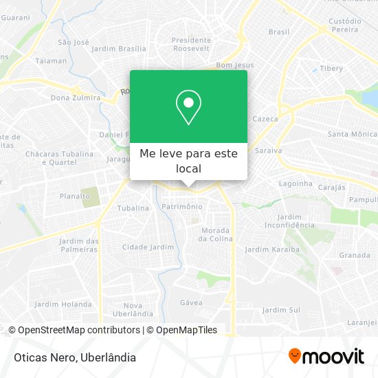 Oticas Nero mapa