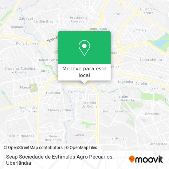 Seap Sociedade de Estimulos Agro Pecuarios mapa