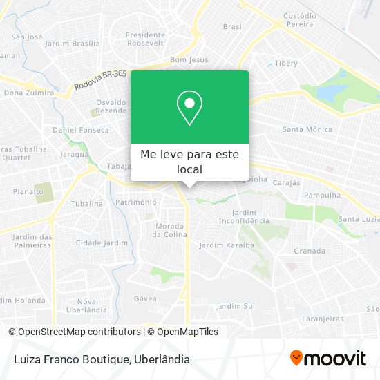 Luiza Franco Boutique mapa