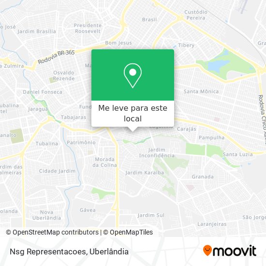 Nsg Representacoes mapa